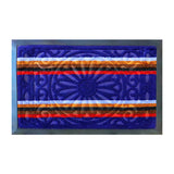 Tapete Decorativo color Azul Marino con Diseño de Líneas 35x55cm