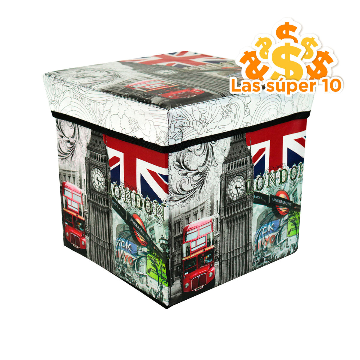 Caja Cuadrada para Almacenamiento, Organizador Non Woven London