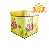 Caja Organizadora Inkanto Decorado Rosas 30x30x30cm