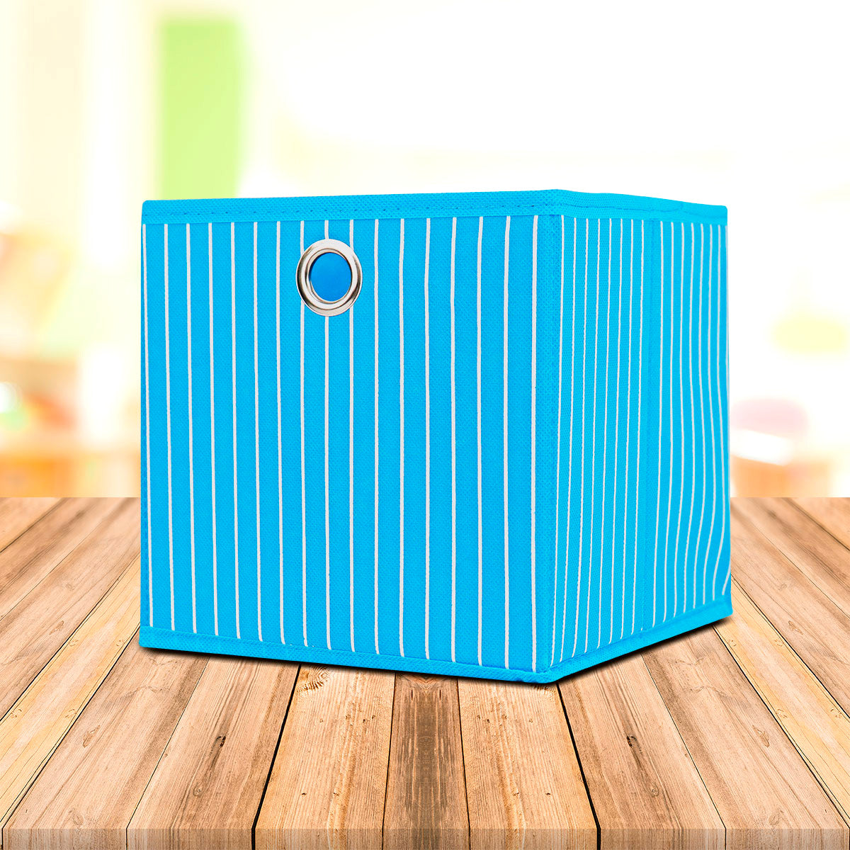 Mega Pack de 6 Cajas Organizadoras Multiusos Non Woven color Azul