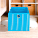 Mega Pack de 6 Cajas Organizadoras Multiusos Non Woven color Azul