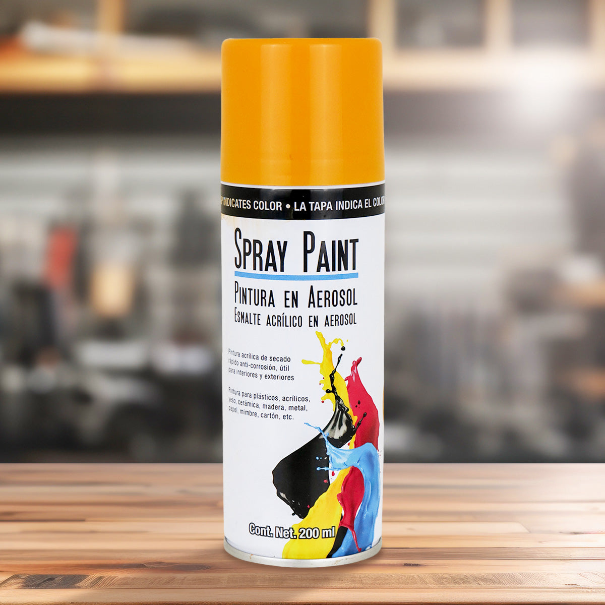 Pintura en Aerosol color Naranja Brillante 400ml