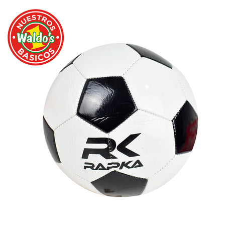 Balón de Soccer No.5 Rapka color Blanco con Negro
