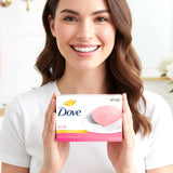 15 12JABON DOVE ROSA 135 GRS