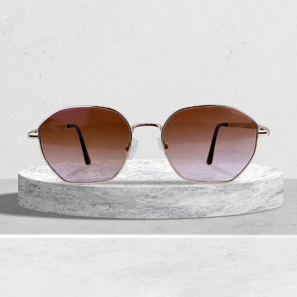 Lente de Sol Unisex color Café Degradado – Waldo's