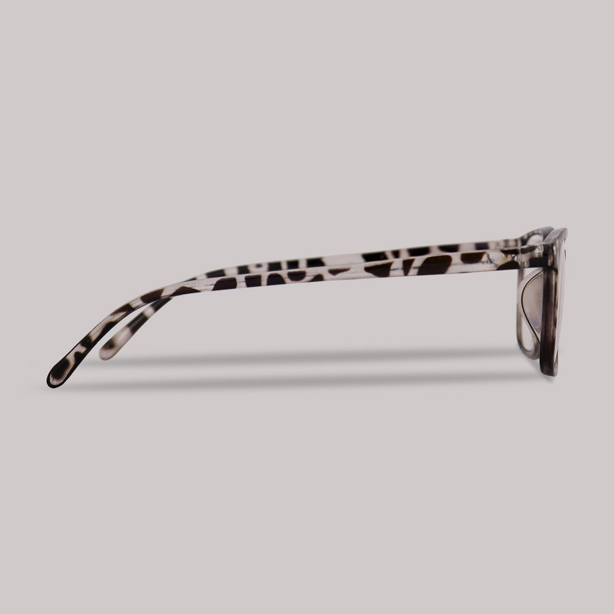 Lentes de Armazón Rectangular con 3.50 de Dioptría, Diseño de Leopardo