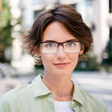 Lentes de Lectura, Forma Rectangular, Degradado, +4.00