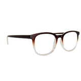 Lentes de Lectura, Forma Ovalada, Color Café con Degradado, +3.00
