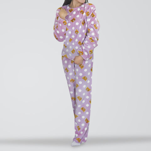 Conjunto de Pijama Polar para Dama, color Rosa