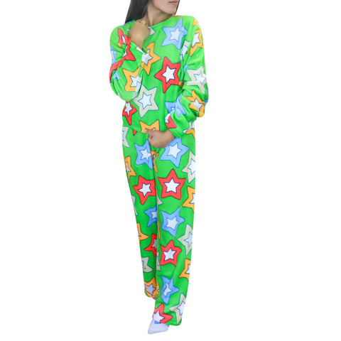 Conjunto de Pijama Polar para Dama, color Verde