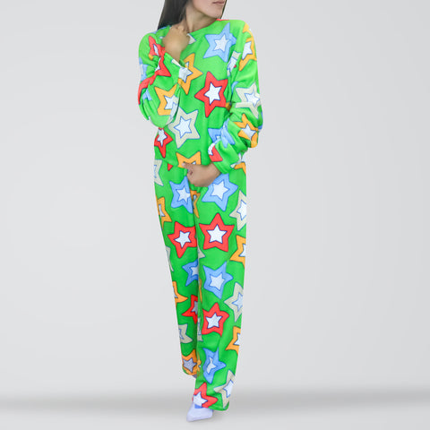 Conjunto de Pijama Polar para Dama, color Verde