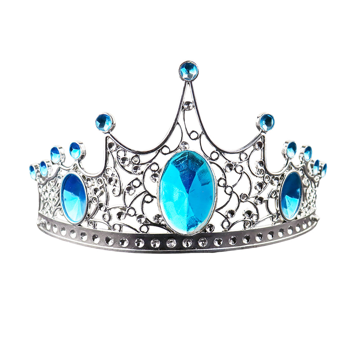 Set de Tiara y Corona para Niñas, Azul