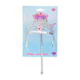 Set de Tiara y Corona para Niñas, Líneas