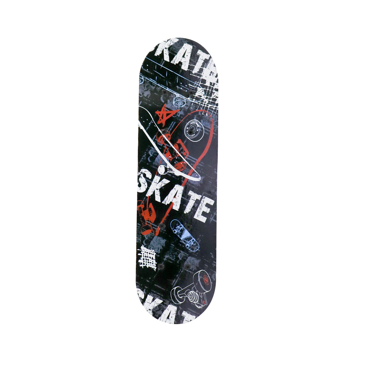 Patineta Skateboard para Principiantes, color Negro