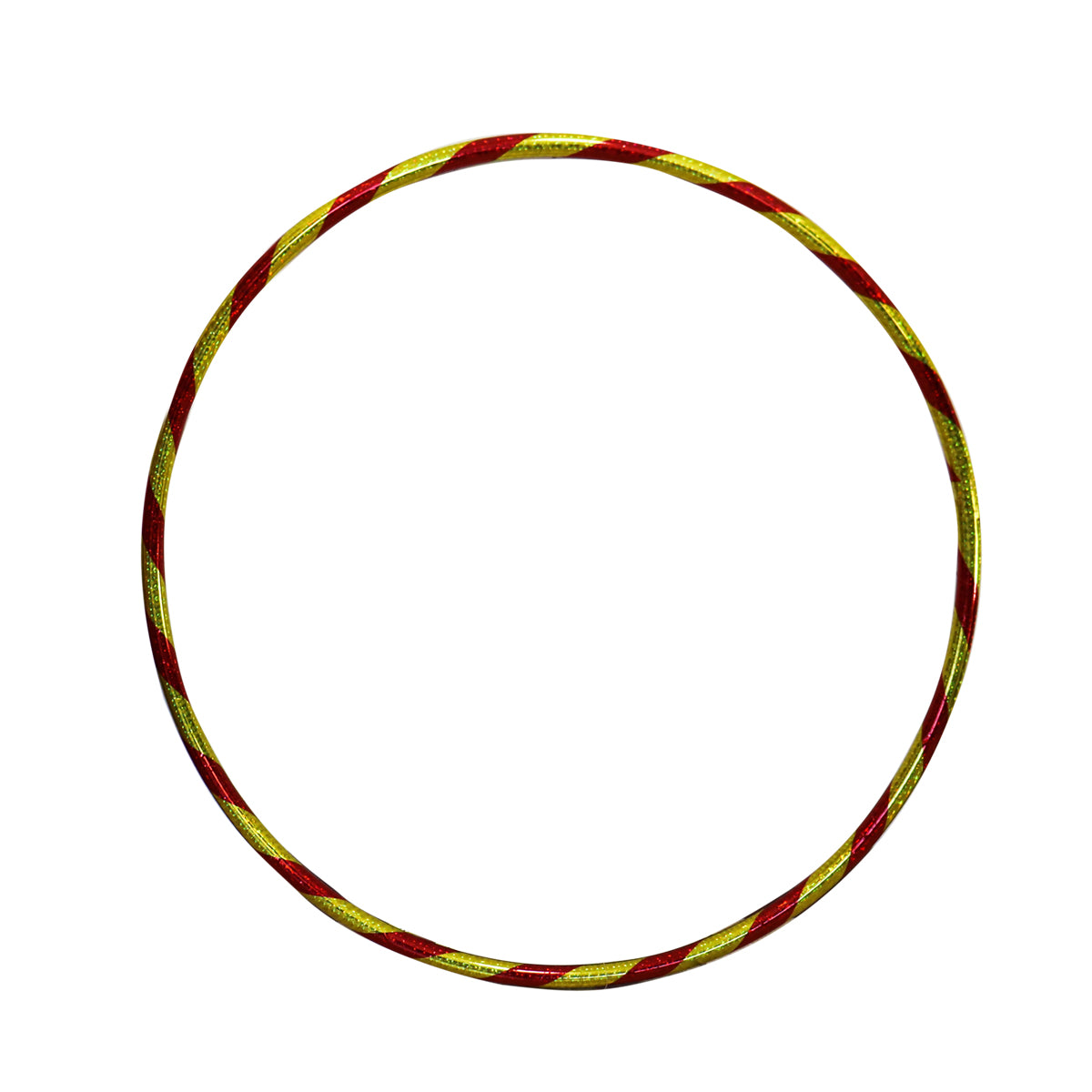 Hula Hoop de Plástico color Rojo con Dorado