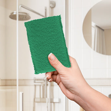 Esponja para Baño y Masaje, color Verde Bandera