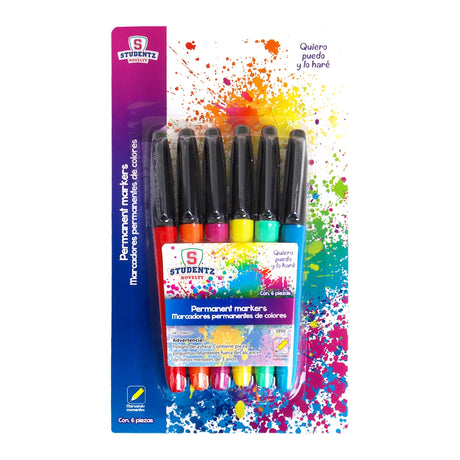 03 12EDAY MACADORES PERM COLORES 6 PZAS