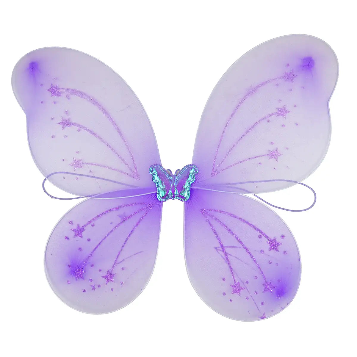 Alas de Mariposa con Diadema de Antenas, Color Morado