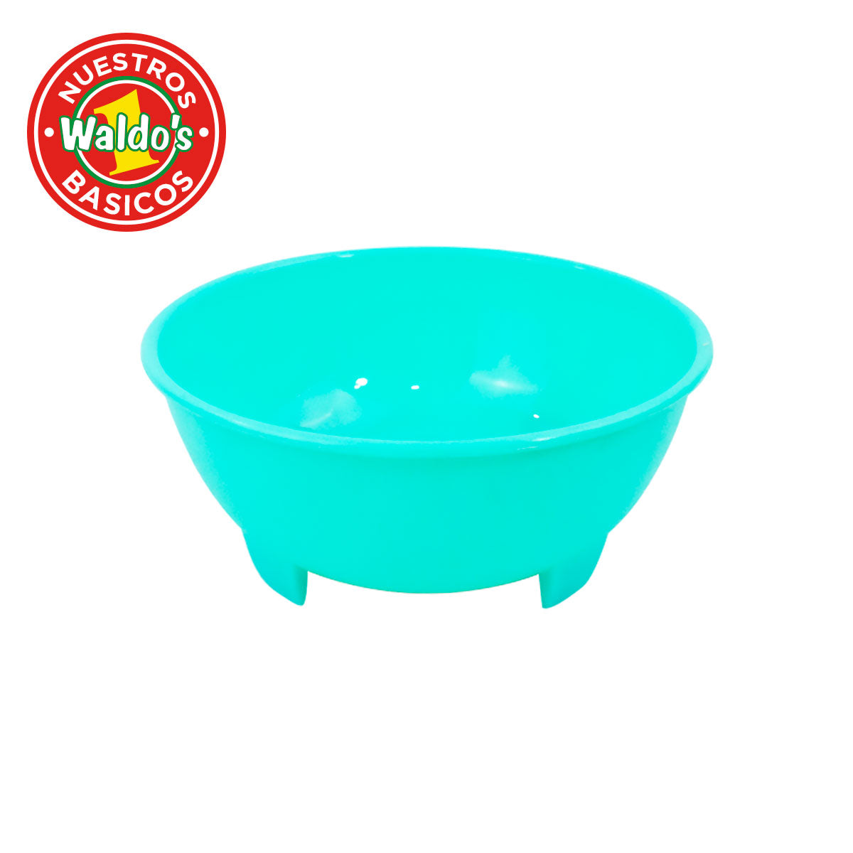 Plato de Plástico Botanero/Bowl Color Azul – Waldo's