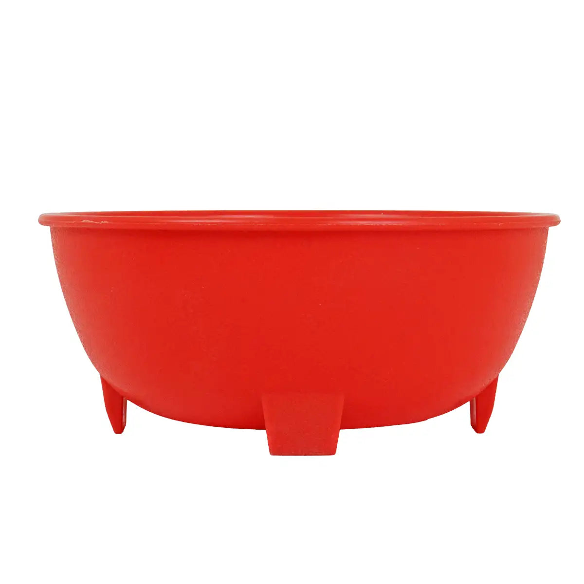 Mini Tazón de Plástico, Color Rojo