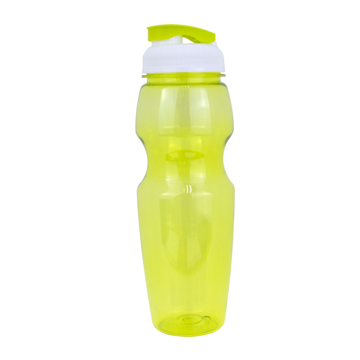 Botella de Plástico para Agua, Tapa color Verde Lima 750ml