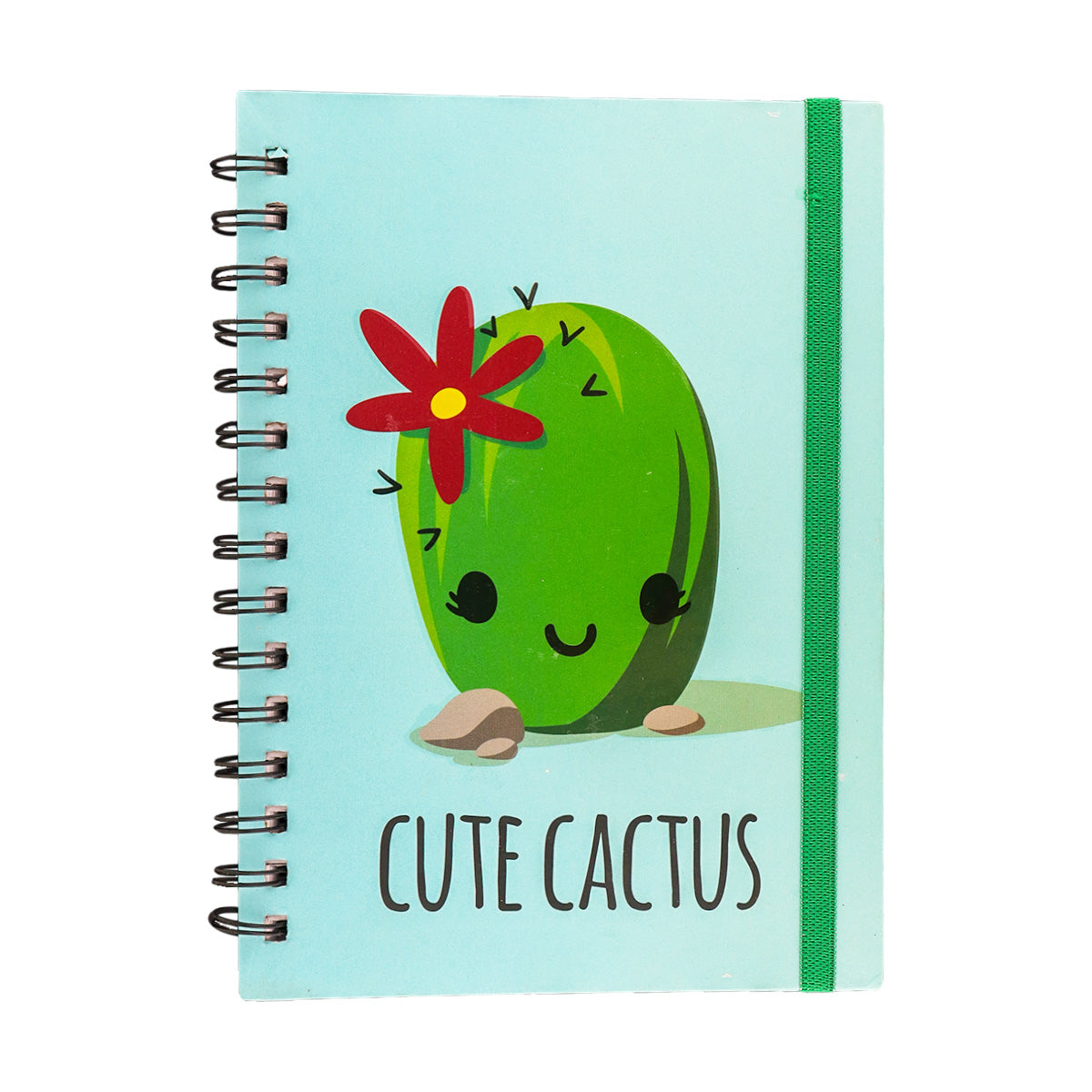 Libreta con Diseño de Cactus, 80 Hojas