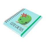 Libreta con Diseño de Cactus, 80 Hojas