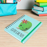 Libreta con Diseño de Cactus, 80 Hojas