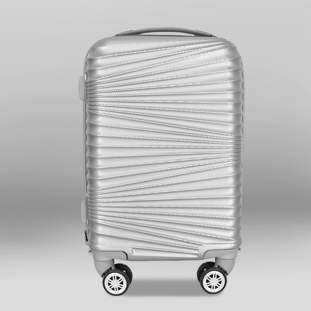 Maleta de Viaje Veltra, Color Gris 34x21x50cm