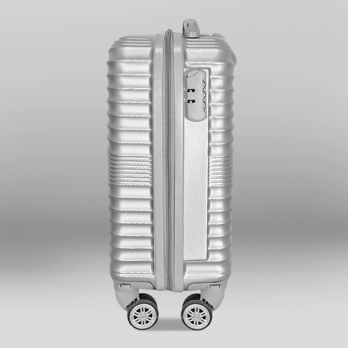 Maleta de Viaje Veltra, Color Gris 34x21x50cm