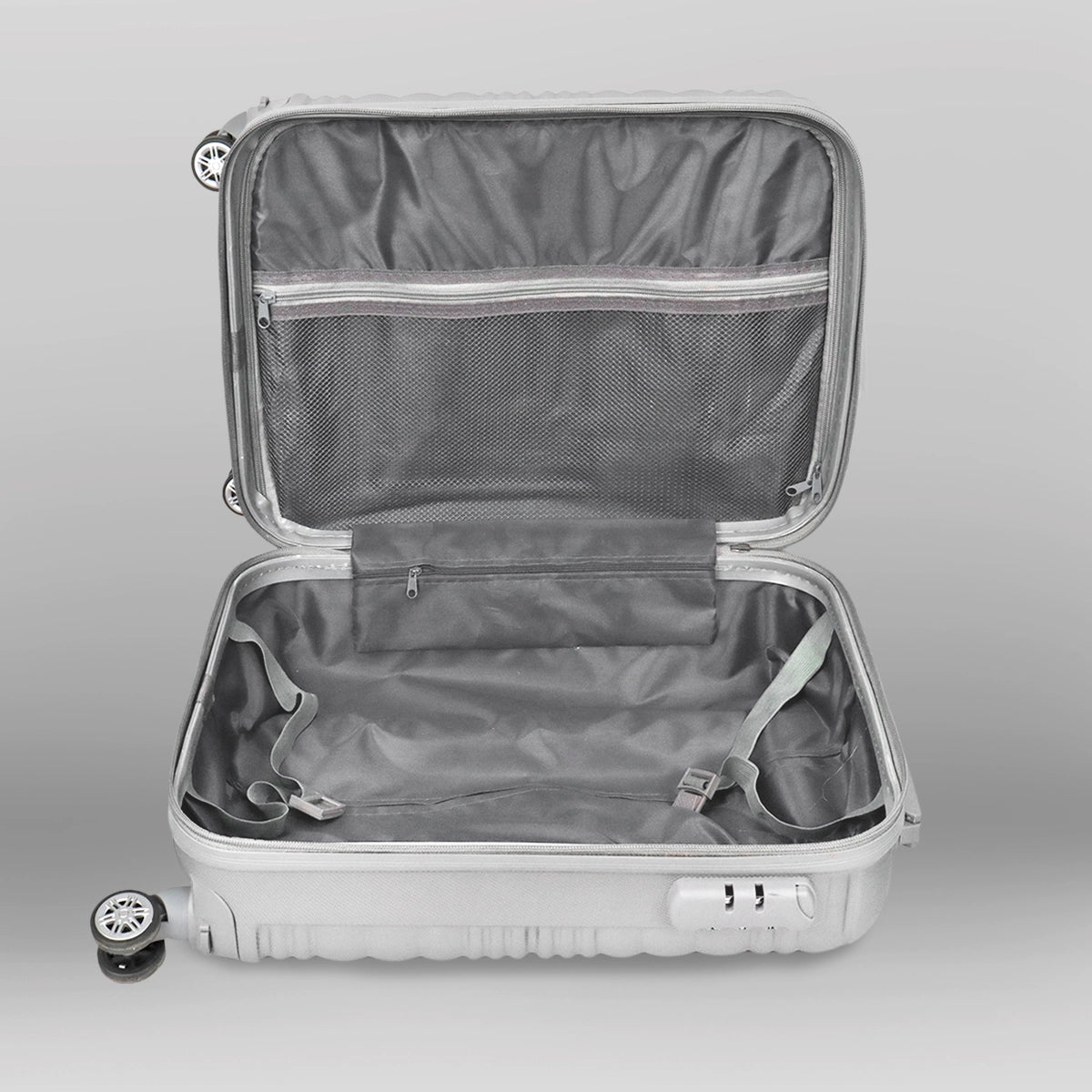 Maleta de Viaje Aerlis, Color Gris 34x21x50cm