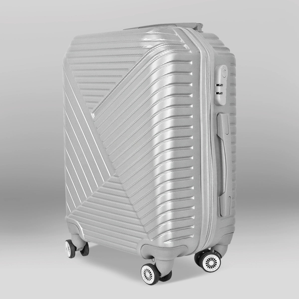 Maleta de Viaje Luzzia, Color Gris 37x23x55cm