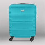Maleta de Viaje Voyza, Color Aqua, 37x23x55cm