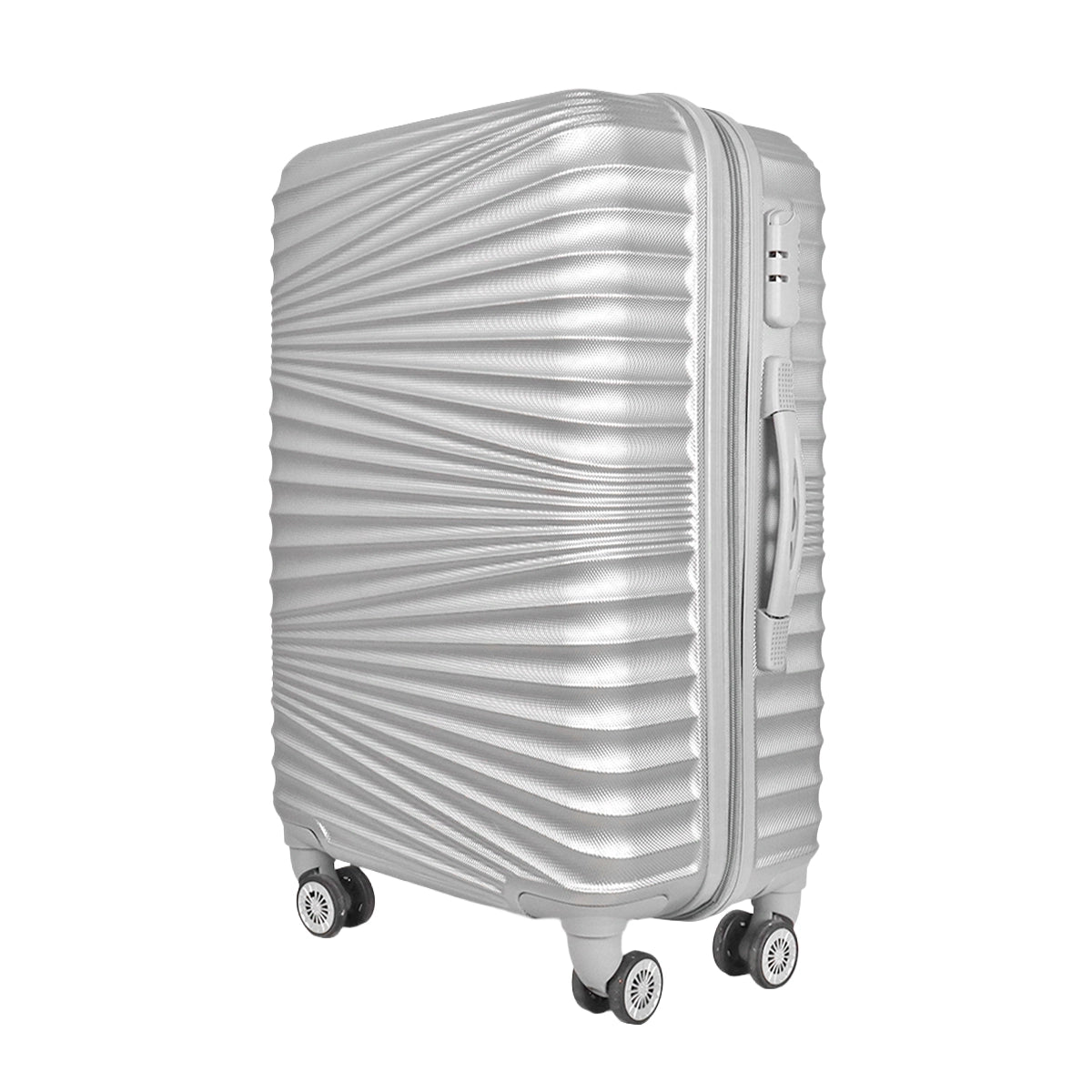 Maleta de Viaje Veltra, Color Gris 43x26x65cm