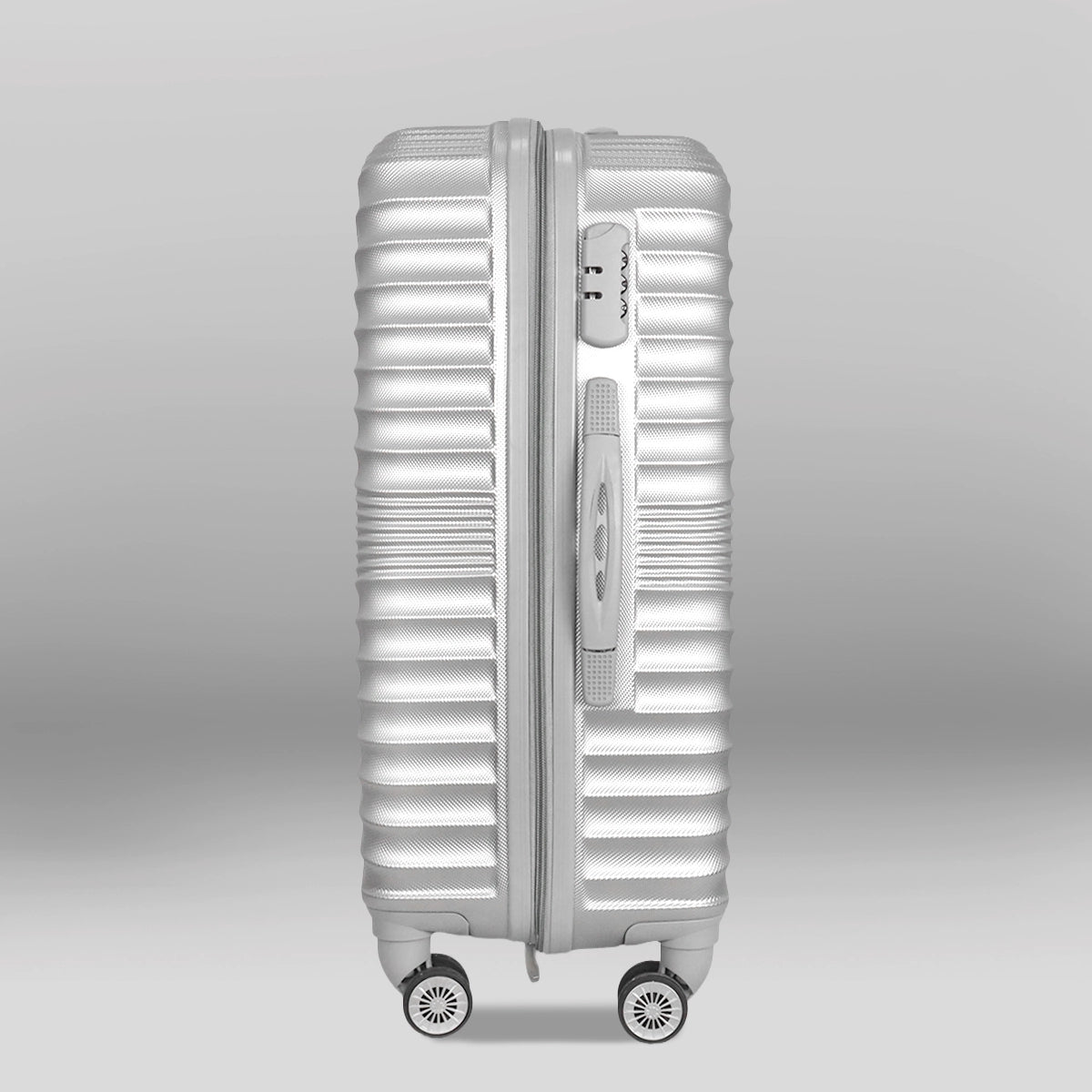 Maleta de Viaje Veltra, Color Gris 43x26x65cm