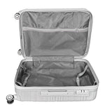 Maleta de Viaje Aerlis, Color Gris 43x26x65cm