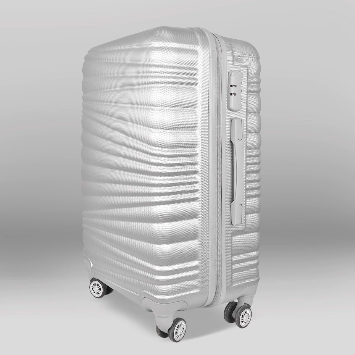 Maleta de Viaje Aerlis, Color Gris 43x26x65cm