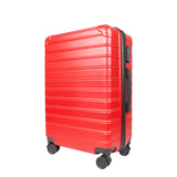 Set de Maletas de Viaje Líneas, color Rojo: ¡Llévate 3 y paga 2!, 43x26x65cm
