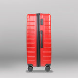 Set de Maletas de Viaje Líneas, color Rojo: ¡Llévate 3 y paga 2!, 43x26x65cm