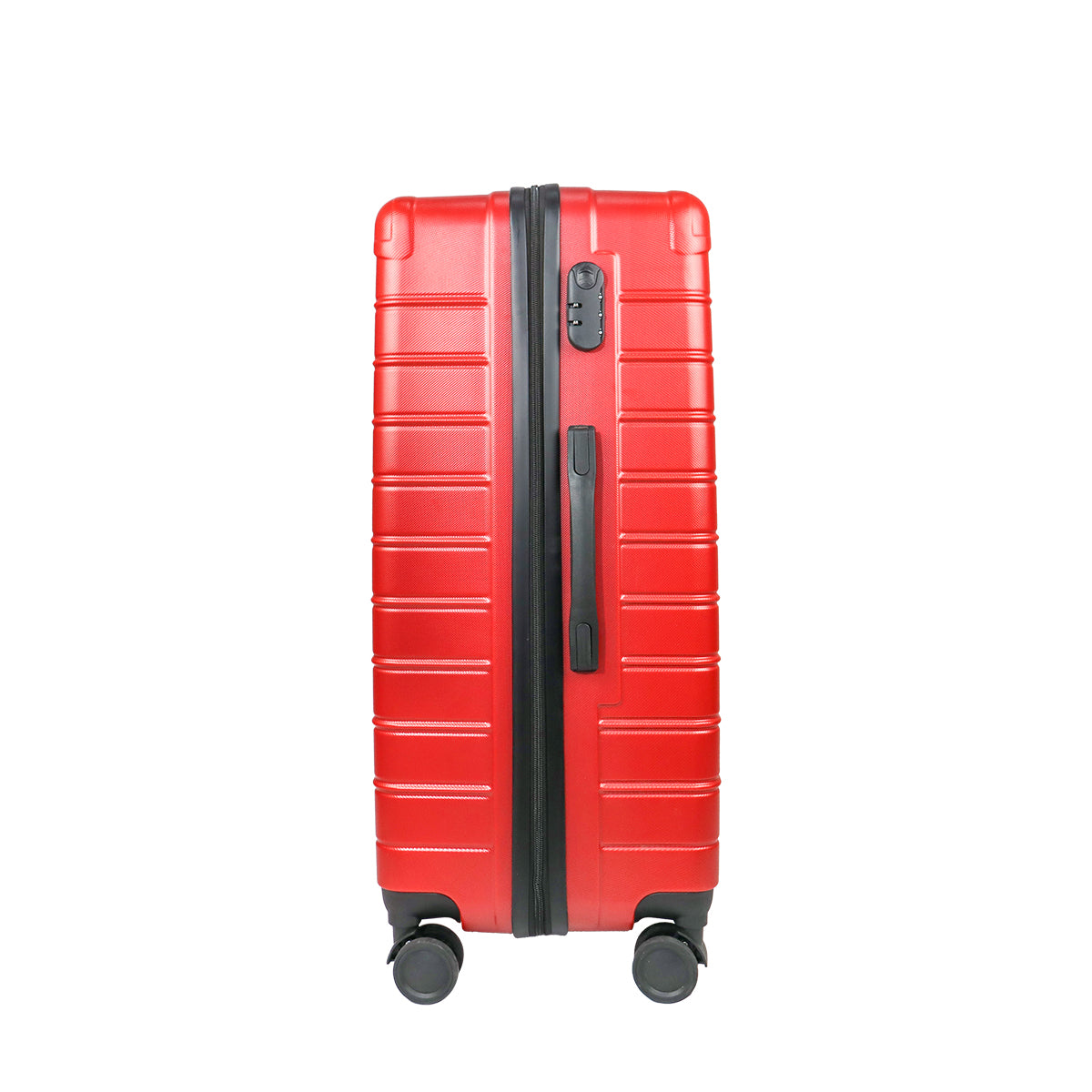Set de Maletas de Viaje Líneas, color Rojo: ¡Llévate 3 y paga 2!, 43x26x65cm