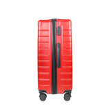 Set de Maletas de Viaje Líneas, color Rojo: ¡Llévate 3 y paga 2!, 43x26x65cm