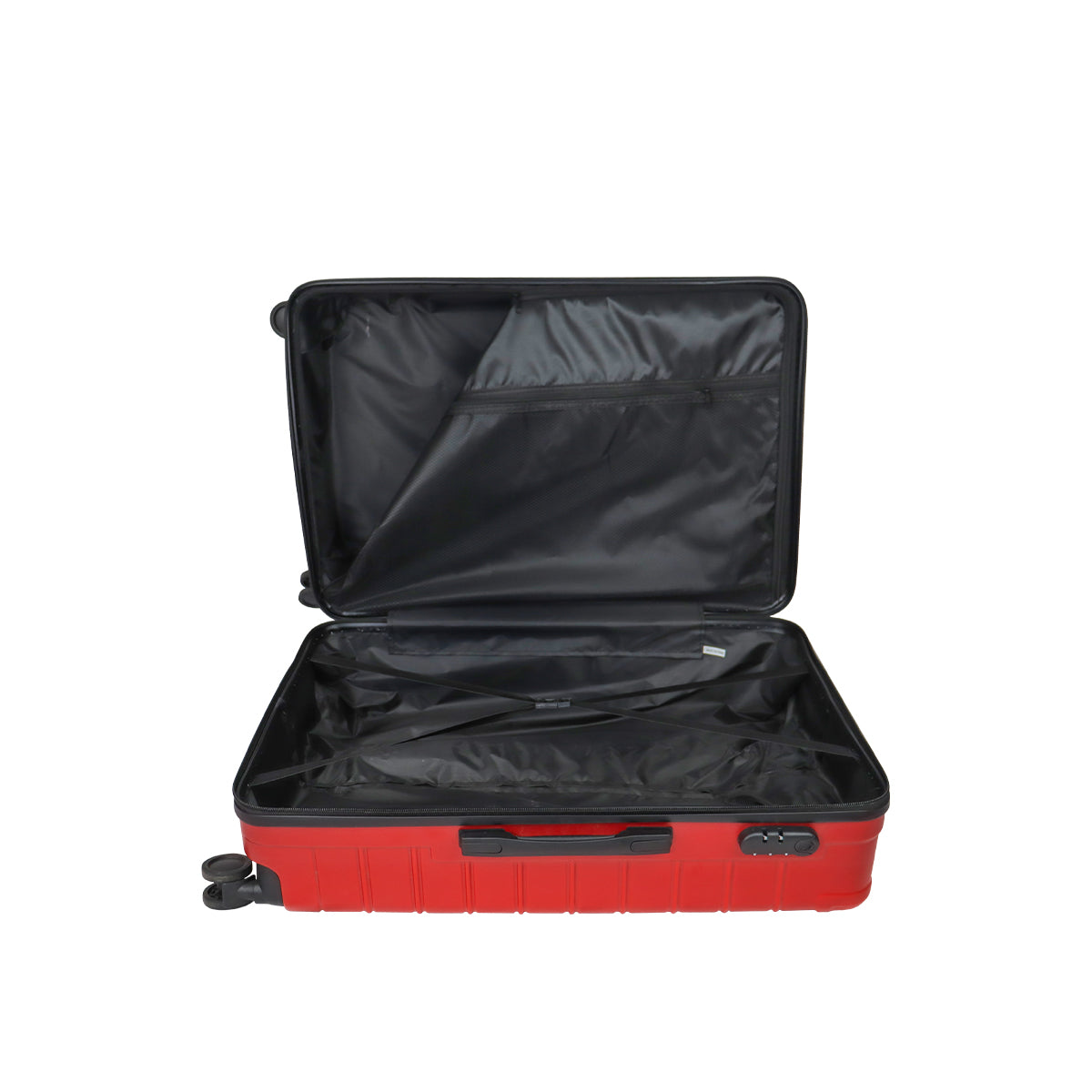 Set de Maletas de Viaje Líneas, color Rojo: ¡Llévate 3 y paga 2!, 43x26x65cm