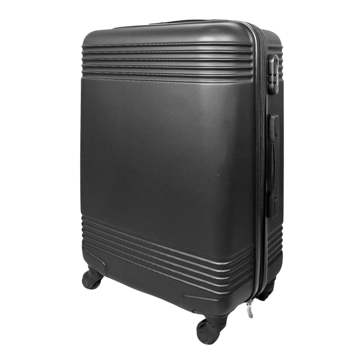 Set de Maletas de Viaje Voyager, color Negro: ¡Llévate 3 y paga 2!, 49x29x75cm