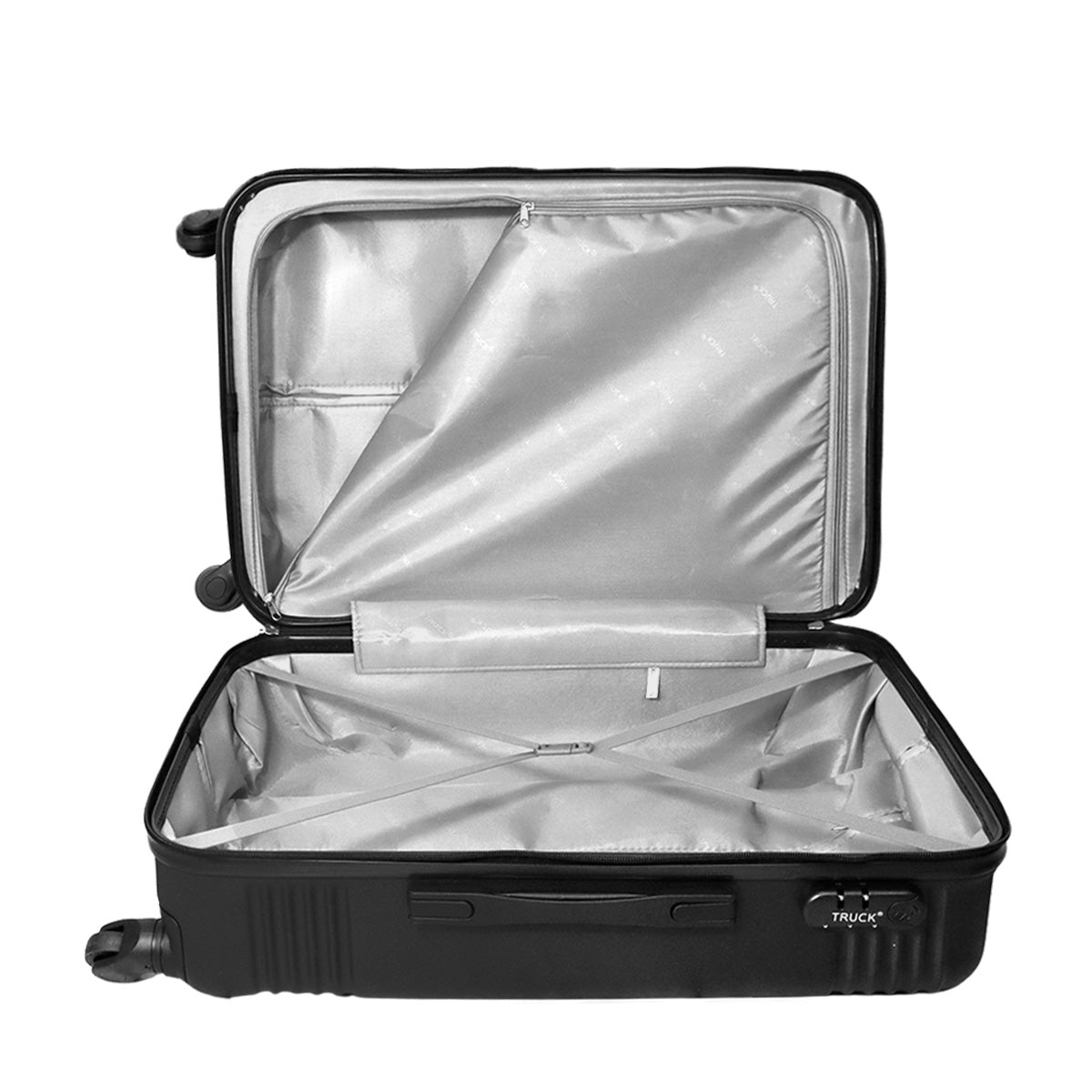 Set de Maletas de Viaje Voyager, color Negro: ¡Llévate 3 y paga 2!, 43x26x65cm