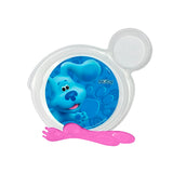 Set de Plato Transparente y Cubiertos Fiusha para Bebé, Las Pistas de Blue, Nuby