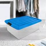 Caja de Plástico Goliat 32 L Color Turquesa