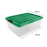 Caja de Plástico Goliat 32 L Color Verde