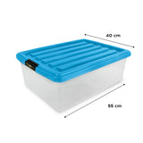 Caja de Plástico Goliat 32 L Color Azul Cielo