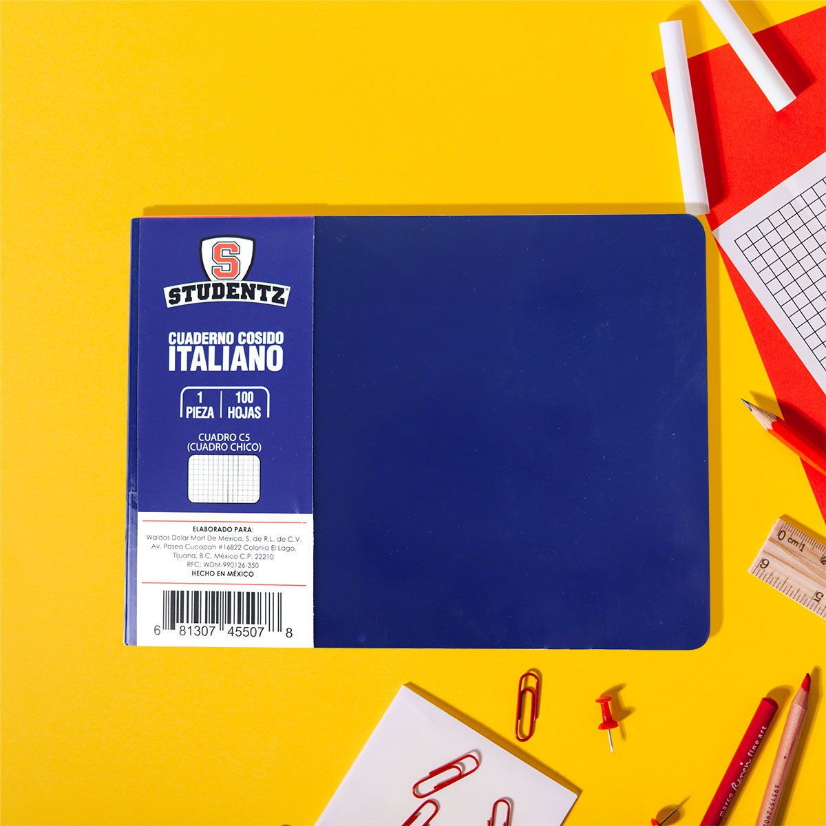 Paquete Escolar (8 Cuadernos, 9 Bolígrafos y 1 Mochila)