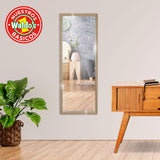 Espejo Cuadrado Color Beige 30 x 90 cm